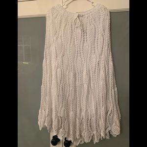 Bohemian style white tie skirt (Henna shoppe)